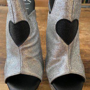 VINTAGE DEADSTOCK LUICHINY Glitter Lucite Platform